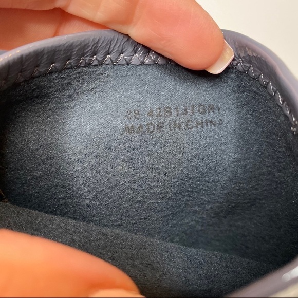 New! Topshop Brody Patent Faux Leather Gray Stretch Bootie 38 - Picture 12 of 15